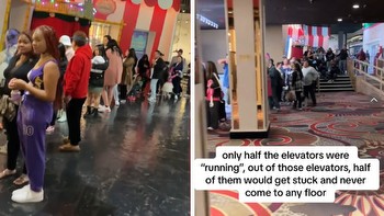 Las Vegas hotel guests trapped in rooms by hours-long elevator wait