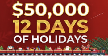 Play Your Way To A Prize With BetRivers 12 Days Of Holidays Offer!