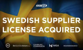 Play’n GO secures new Swedish supplier licence
