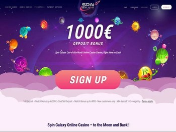 Spin Galaxy Casino Review ᐈ 100% up to $200 Sign Up Bonus