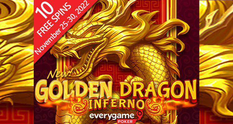 Everygame Poker's new release Golden Dragon Inferno