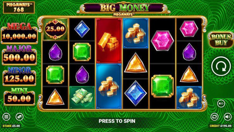 Fortunes await in Blueprint Gaming’s Big Money Megaways™