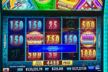 $127,228 jackpot hits at Caesars Palace in Las Vegas