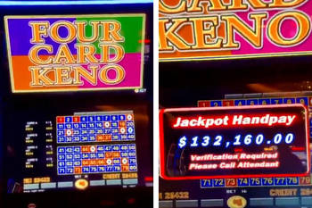 $132K hits on keno machine in downtown Las Vegas