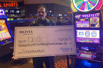 $254,212.71 Wheel of Fortune jackpot won at Aliante Casino in North Las Vegas