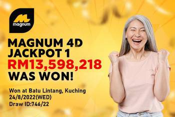 A Sarawakian hit Magnum 4D Jackpot first prize