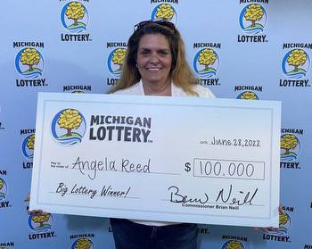 Allegan County Woman Wins $100,000 Playing the Michigan Lottery’s Football Payout Instant Game Online