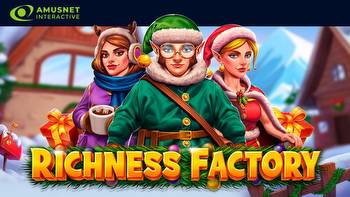 Amusnet Interactive launches new Christmas-themed slot Richness Factory