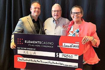 Annual payments resume for Knight Road Legacy Association from Elements Casino Chilliwack
