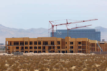 Apartment complex under construction south of the Las Vegas Strip
