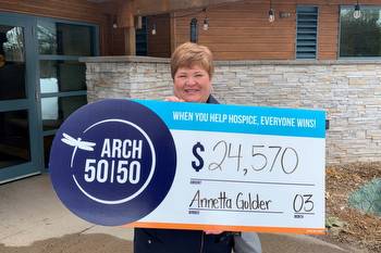 ARCH Hospice March 50/50 grand prize draw winner claims jackpot of $24,570