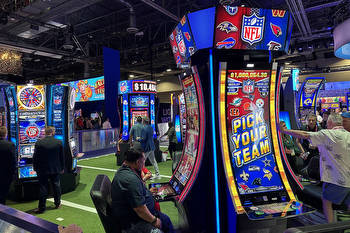 Aristocrat Gaming displays full roster of NFL-themed slot machines at G2E