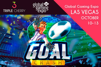 Triple Cherry presents at Global Gaming Expo (Las Vegas) its world novelty: Goal Crash, the best football-themed Crash game