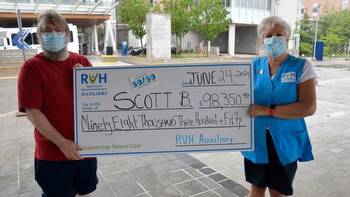 Barrie man wins over $98K with RVH's 50/50 record jackpot