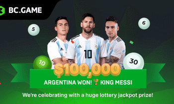 BC.GAME hosting a huge lottery event to celebrate Argentina's historic win
