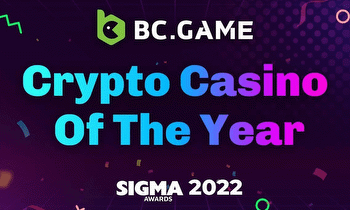 BC.Game takes home the Sigma Award for Crypto Casino of the Year