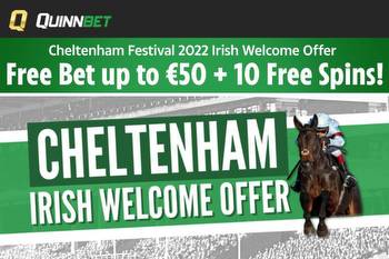 Bet €10 with Quinn Bet to get €50 in FREE BETS + 10 FREE SPINS