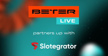 BETER Live and Slotegrator join forces for content distribution deal