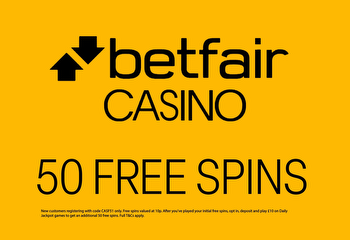 Betfair Casino 50 Free Spins No Deposit