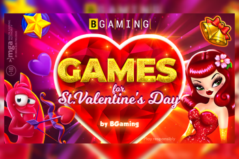 BGaming celebrates St. Valentine’s Day by releasing a set of romance-themed slots!