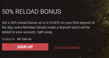 BitStarz Casino Wants to Cure Your Monday Blues w/a Reload