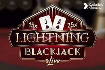 Blackjack hands with up to 25x payouts now with Evolution’s Lightning Blackjack