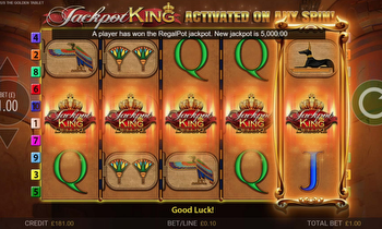 Blueprint Gaming invokes wins from the gods in Eye of Horus The Golden Tablet Jackpot King