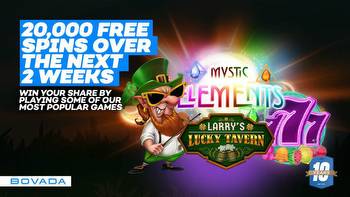Bovada Casino: 20,000 Free Spins Up for Grabs at 10th Year Anniversary
