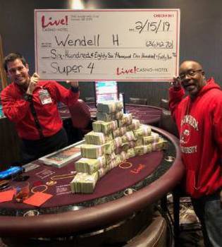 Bowie Man Turns $5 Into $686,000 at Live! Casino & Hotel