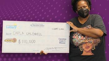 Cabarrus County woman snags $110,000 Cash 5 jackpot