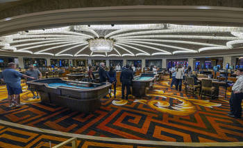 Caesars Palace casino dome renovation complete; 1st bet wins