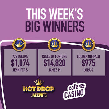 Cafe Casino: Players Bag $16K Jackpots in Total on 3 Popular Slots
