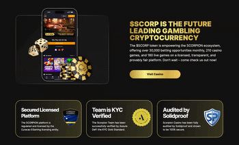 Casino Coins Are Back: Investors Crowd Scorpion Casino For Daily Passive Income up to 10000 USDT