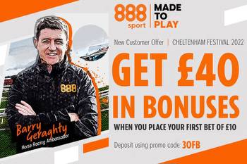 Cheltenham Festival free bets: Get £30 in FREE BETS + £10 casino bonus with 888sport