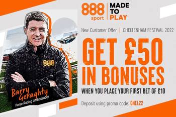 Cheltenham Festival offer: Get £40 in bonuses with 888Sport when you bet £10