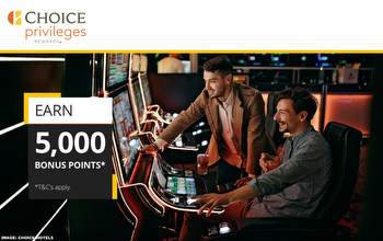 Choice Privileges 5,000 Bonus Points For Two Casino Stays June 3