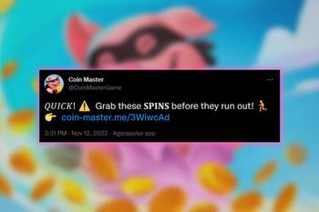 Coin Master free Twitter spins (November 14)
