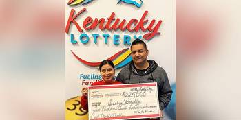 Couple expecting baby wins jackpot on scratch-off lottery ticket