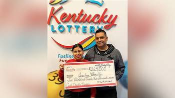 Couple expecting baby wins jackpot on scratch-off lottery ticket