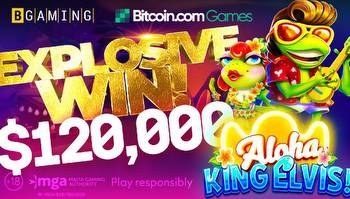 Crypto player wins incredible $120,000+ Jackpot in Aloha King Elvis slot by BGaming