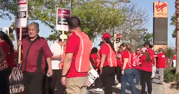 Culinary Union picketing for new contract at Virgin Hotels Las Vegas