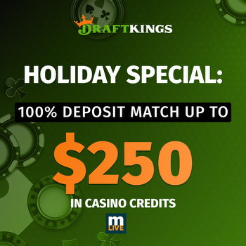 DraftKings Casino bonus: $250 match in casino credits