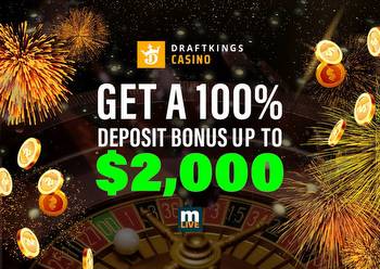 DraftKings Casino: First deposit match up to $2,000 plus new games