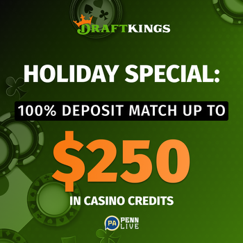 DraftKings holiday promo: Up to $250 in casino credits