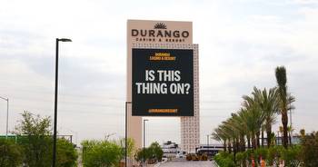 Durango Resort & Casino unveiling marquee standing 130 ft. tall