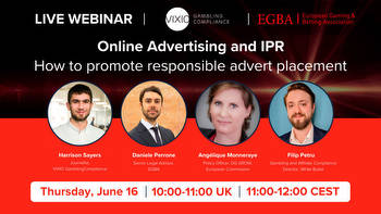EGBA and European Commission experts to conduct webinar on online gambling advertising and IPR