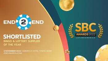END 2 END shortlisted for Bingo and Lottery Supplier of the Year at SBC Awards Latinoamérica