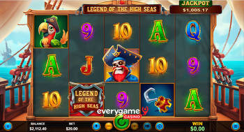 Everygame Casino releases new Legend of the High Seas pirate slot