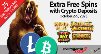 Everygame Poker Gives 20 Free Spins for Crypto Deposits