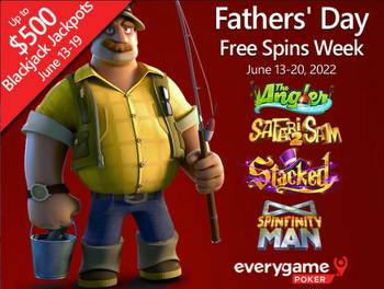 Everygame Poker launches new spin deal for Father's Day.